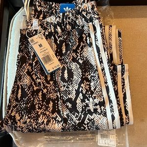 Adidas python wide leg women’s pants